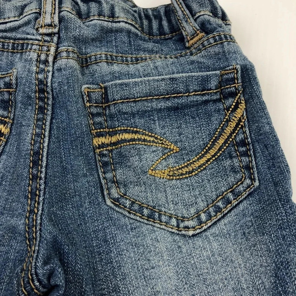 FREE STYLE EUC GIRLS JEAN SHORTS BOTTOMS DENIM SUMMER CASUAL BEACH POOL SIZE 4T - Picture 7 of 9
